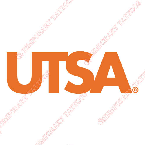 Texas SA Roadrunners Customize Temporary Tattoos Stickers NO.6542
